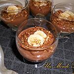 recette Crèmes chocolat-banane sans oeuf ni laitages