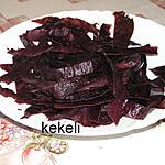 recette Ruban de mûres en cuir de fruits