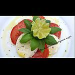 recette Tomates mozzarella à l'huile d'olive citron