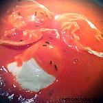 recette Oeufs pochés à la sauce tomate