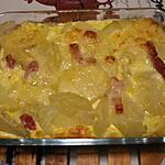 recette Gratin du soir aux restes de pommes de terre cuites