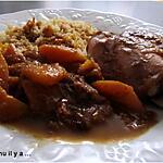 recette Tajine de poulet au potimarron et raisin