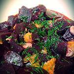 recette Salade de betteraves, oranges et aneth