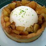 recette Tartelette coco/combava et ananas flambé