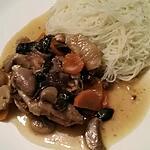 recette Poulet citron pruneaux olives