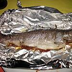 recette Truites tomate/origan en papillote (compatible dukan)
