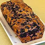 recette Bread cake banane et myrtilles