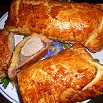 recette Filet mignon de porc,jambon en croute