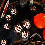 recette Cupcakes ensanglantés chocolat blanc framboise cœur purulent de pomme
