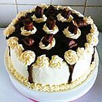 recette layer cake kinder bueno
