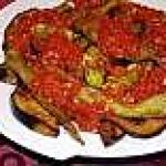 courgettes : recette kirsartma  "aubergines et ses légumes frit " "turc"