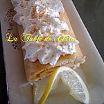 recette Biscuit roulé au lemon curd et sa chantilly