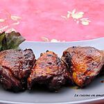 recette Hauts de poulet aux épices et miel