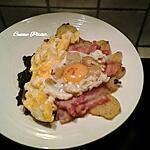 recette Duo d'œufs avec reste, tout simple tout appétissant !