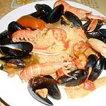 recette COUSCOUS AUX MOLLUSQUES ET CRUSTACES
