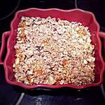 recette Crumble de potimarron aux châtaignes
