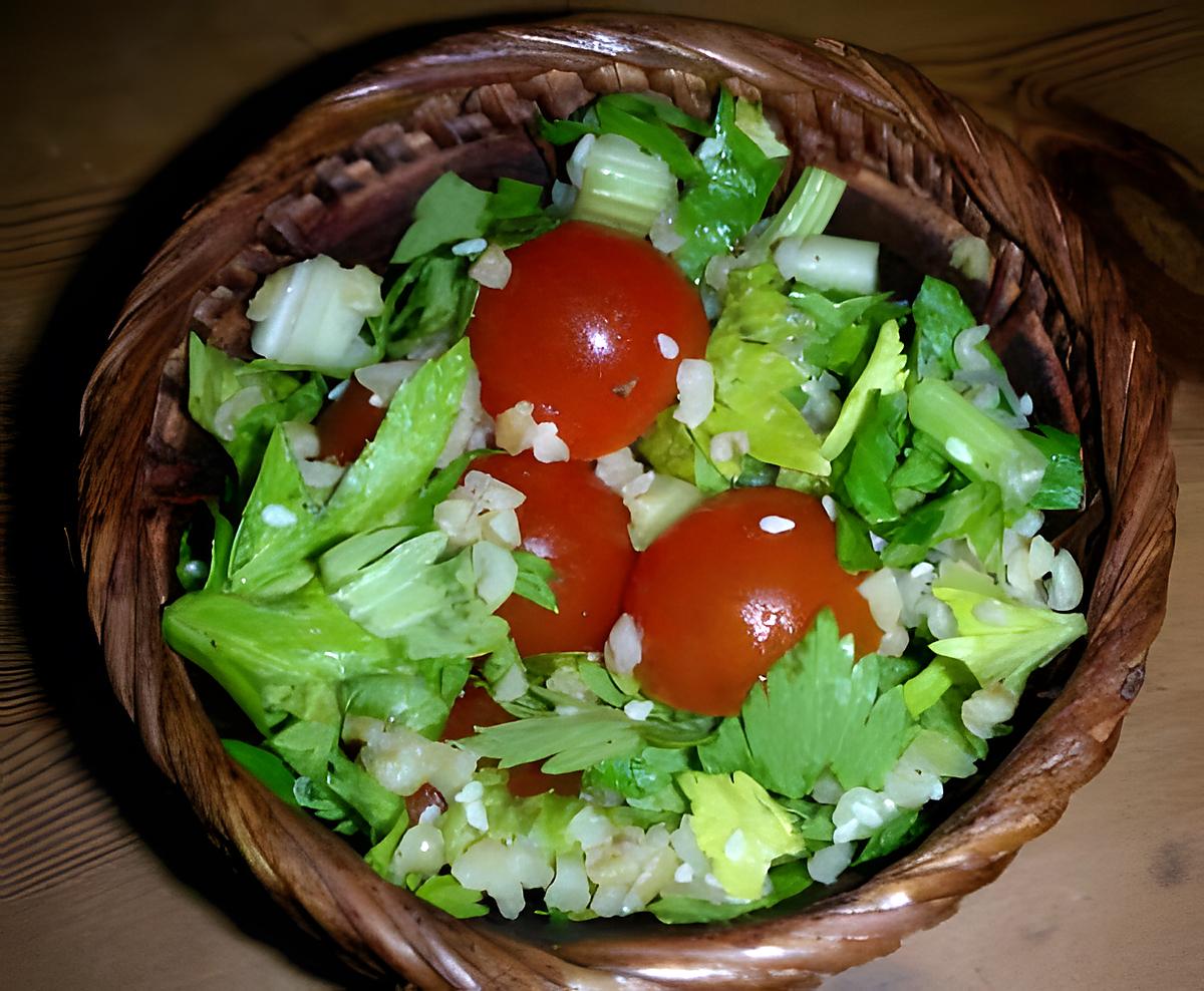recette Taboulé libanais à ma façon