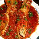 recette Calmars farcis aux crevettes