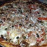 recette Tarte a l'oignon au thon et a la tomate