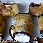 recette Aubergines roulées au Saint Morêt