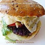 recette Hamburger multi céréales steak haché et bacon