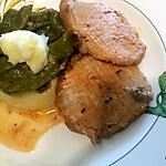 recette Rôti de porc et haricots verts