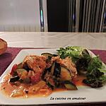 recette Légumes et dinde à la crème