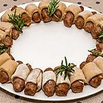 recette Couronne de Noël aux saucisses