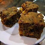 recette Blondies aux poires, pistaches et gingembre