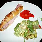 recette Croissant jambon fromage fait maison