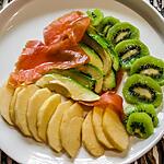 recette Salade de truite, kiwi, avocat et pomme