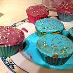 recette Cupcakes noisettes/chocolat blanc glaçage chocolat blanc