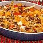recette Gratin de potimarron aux noix et au fromage