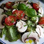 recette Salade aux Champignons