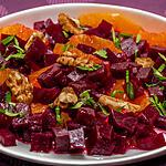 recette Salade de betteraves, oranges et noix