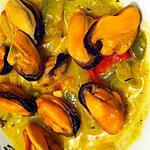 recette Moules curry/coco