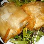 recette Filet de tacaud en feuille de brick