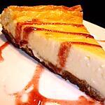 Gâteau au speculoos, fromage blanc et coulis de framboise