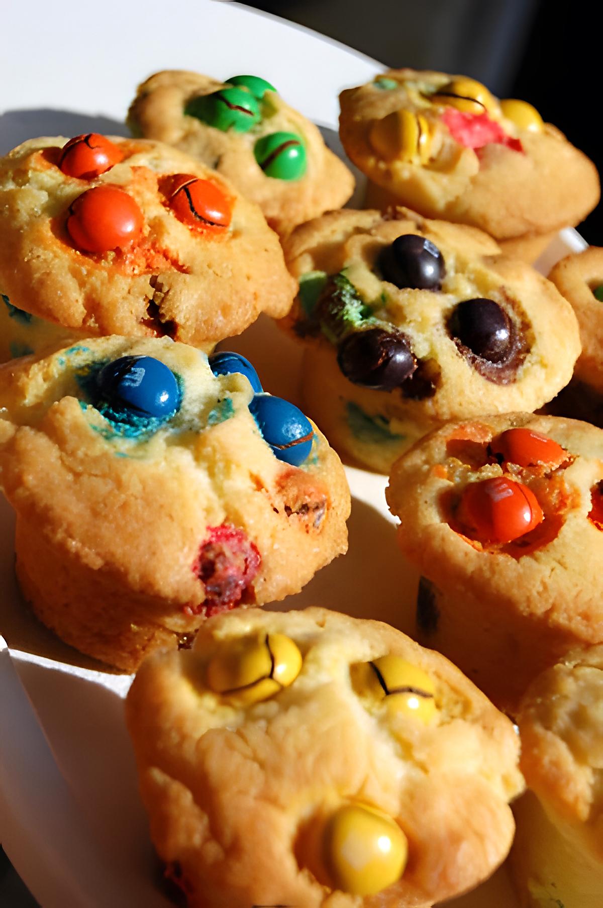 recette Muffins aux M&M's