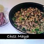 recette champignons de Paris à la Monégasque