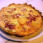 recette Tarte à la cancoillote et au jambon fumé
