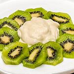 recette Carpaccio de kiwis à la mousse aux pommes