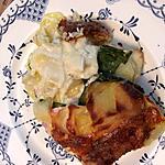 recette Gratin de pomme de terre au jambon épinard et tomme de montagne