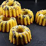 recette Mini Bundt Cakes au Pamplemousse et Airelles