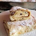 recette Crêpes fourrées au fromage blanc et raisins secs- Blynai ( Lituanie )