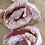 recette Roulés de poulet à la fourme d'Ambert