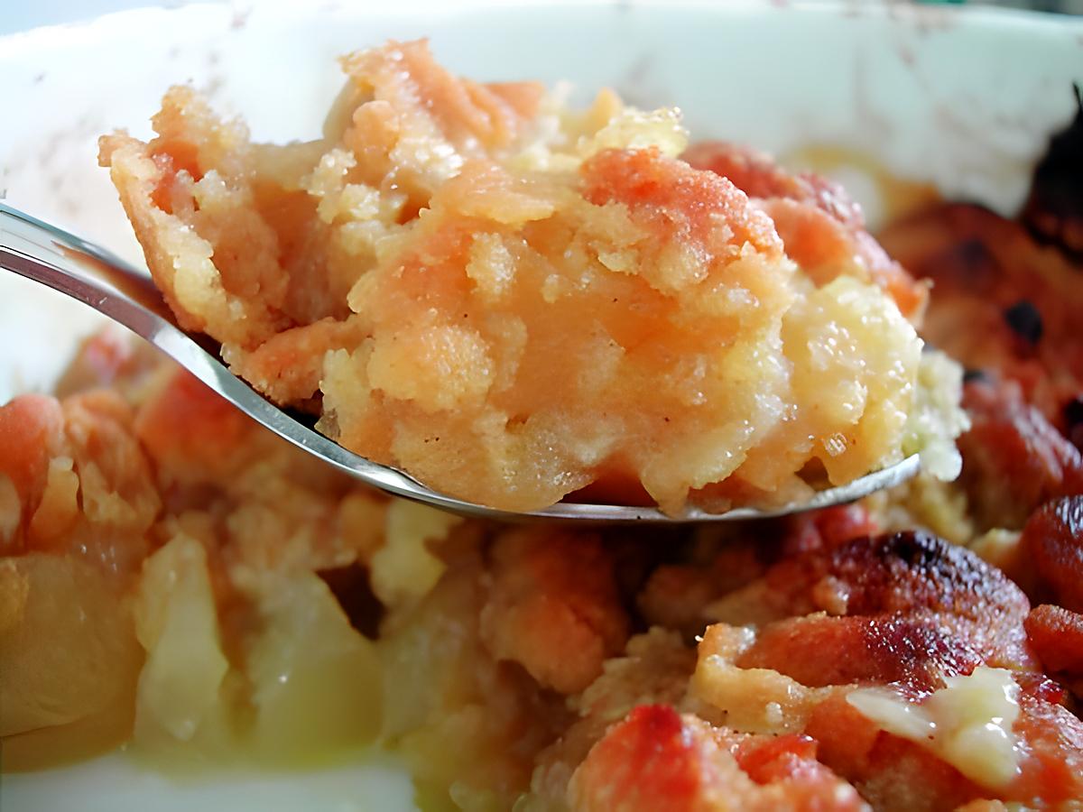 recette Crumble à la réglisse de pommes & poires