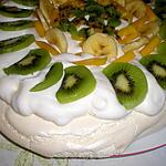recette Ma première Pavlova...aux fruits exotiques
