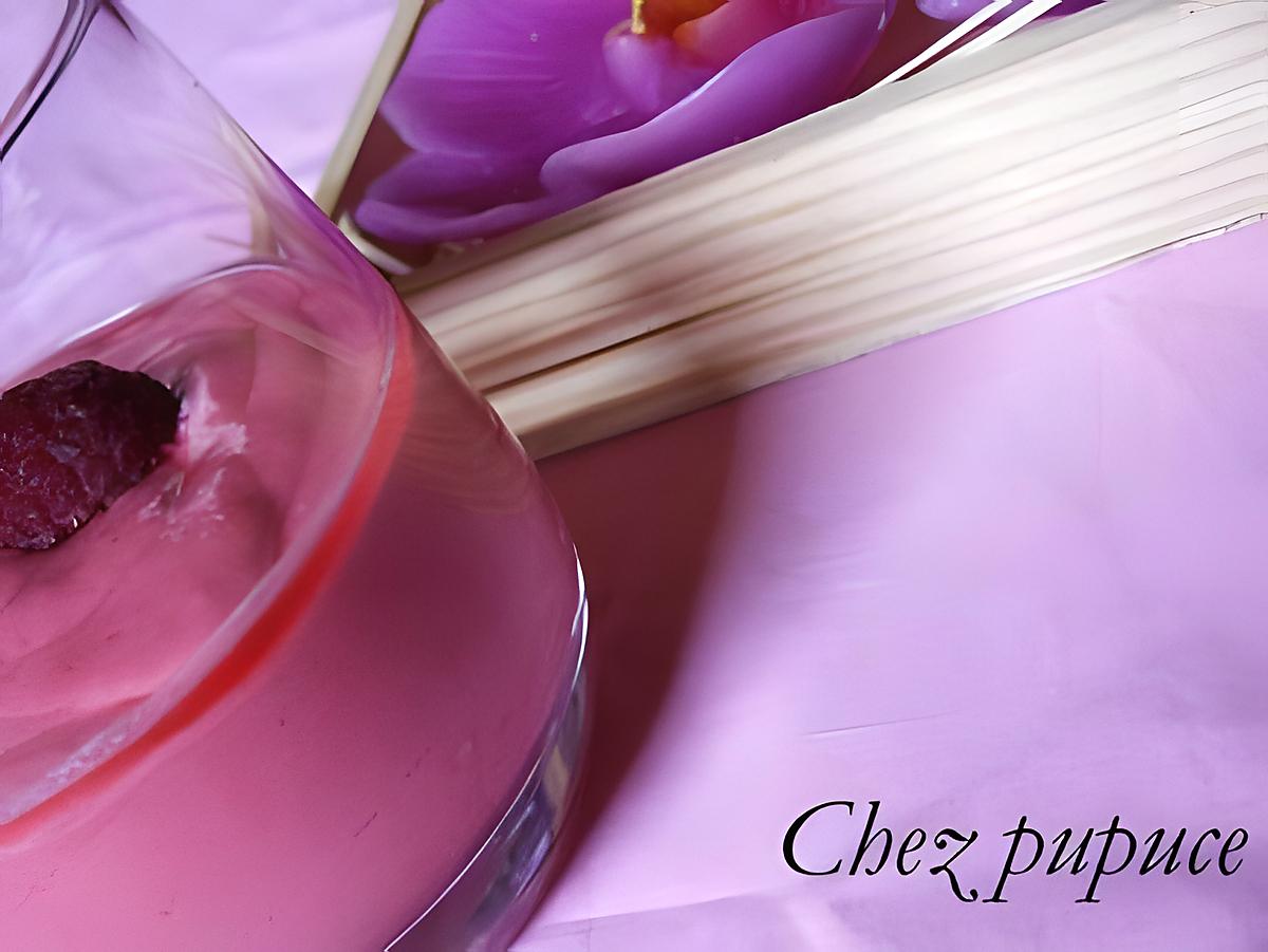recette Crème de framboise