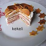 recette Gâteau de crêpes au fromage frais et jambon